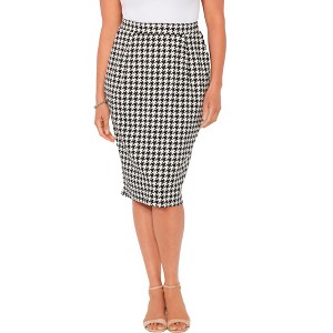 Catherines Women's Plus Size Liz&Me Ponte Pencil Skirt - 1 of 4