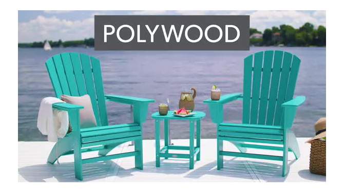 POLYWOOD Round Shawboro Side Table - Threshold™, 2 of 5, play video