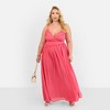 Rebdolls Women's Vittoria Chiffon Drape Maxi A Line Dress - 2 of 4