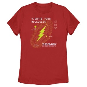 Women's The Flash Vibrate Your Molecules T-Shirt - 1 of 4