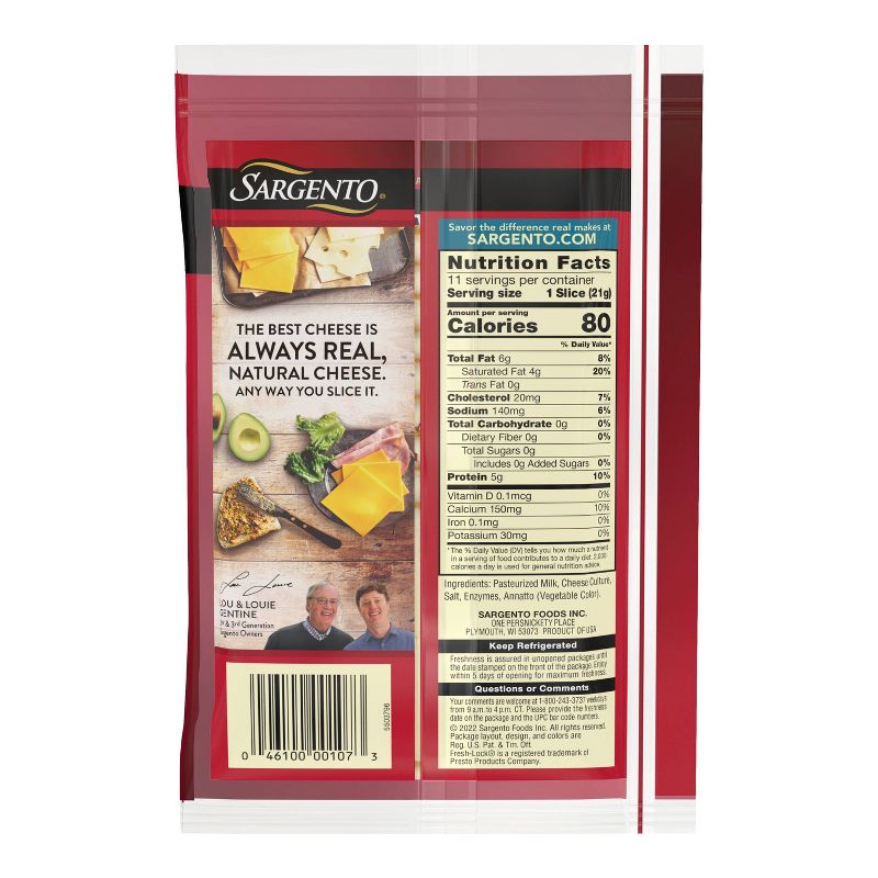 Sargento Natural Muenster Sliced Cheese - 8oz/11 slices, 4 of 10