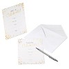 10ct 'Time to Celebrate' Invitation Cards White/Gold: American Greetings Party Invites for All Occasions, 7x5, 10 Pack - 3 of 4