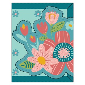 Stephen Joseph Gifts Girls Wallet Turquoise Floral Blue - 1 of 2
