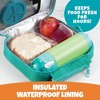 Bentology Insulated Lunch Box With Snack Pocket and Water Bottle Holder - Boys Girls and Kid's Lunchbox Tote Keeps Food Hotter or Colder Longer - 2 of 4