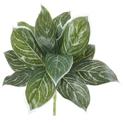 Nearly Natural 21-in Silver Aglonema Artificial Plant (Real Touch) (Set of 6)