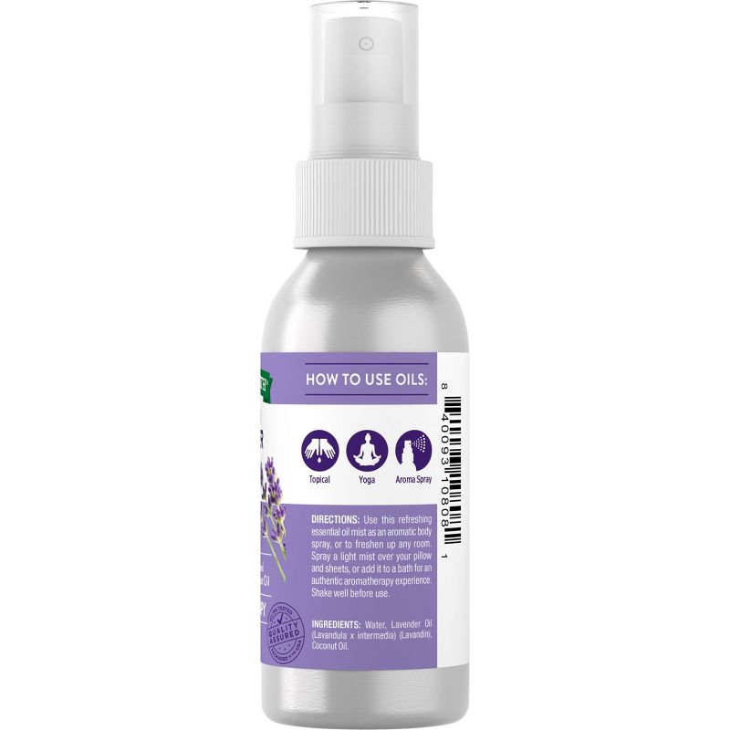Nature's Truth Rejuvenating Lavender Aromatherapy Essential Oil Mist Spray - 2.4 fl oz, 4 of 5