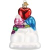 Old World Christmas Blown Glass Ornament for Christmas Tree, Snow Couple's First Christmas - 3 of 4