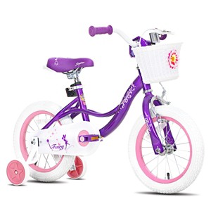 JOYSTAR Fairy Toddlers Kids Bike for Girls, 12 14 16 18 Inch Children Bicycle with Training Wheels, Basket - 1 of 4