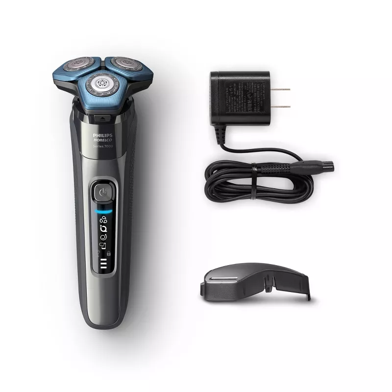Philips Norelco Series 7100 Wet & Dry Mens Rechargeable Electric Shaver - S7788/82