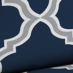 sapphire blue garden trellis