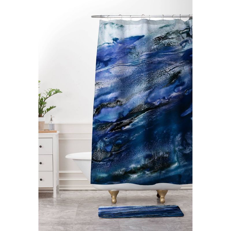 Iris Lehnhardt Floating Blues Shower Curtain Blue - Deny Designs, 4 of 7