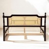 Mshliw Pine Wood Bed with Rattan Headboard & Footboard, Sturdy Platform with Underbed Storage, Easy Assembly - 3 of 4