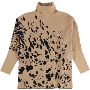 Alfani Womens Splatter Pullover Sweater - 1 of 2
