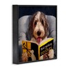 Stupell Industries Dog with Bird Watching Book, 17" x 17" - 3 of 4