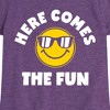 Girls' - Instant Message - Here Comes The Fun Fitted Short Sleeve Graphic T-Shirt - 2 of 4