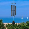 Woodstock Chimes Signature Collection, Bells of Paradise, 68'' Black Wind Chime BPK68 - image 2 of 4