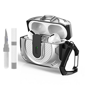 HTUTWOO for AirPods 4 Case, Compatible with MagSafe, Drop Protection Cover with Lanyard Compatible with AirPods 4th Generation Case, Black - 1 of 4