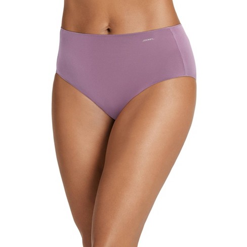 Jockey Women s No Panty Line Promise Tactel Hip Brief 6 Silver Plum Target