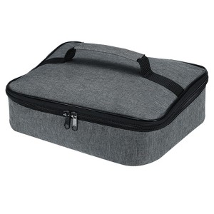 Unique Bargains Waterproof Insulated Portable Lunch Bags with Handle - 1 of 4