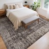 Machine Washable Rug Vintage Floral Rug Distressed Oriental Rug with Non Slip Backing, Low Pile Thin Soft Carpet - 3 of 4