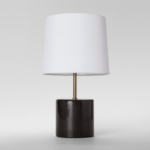 Modern Marble Accent Table Lamp Black (Includes Energy Efficient Light Bulb) - Project 62 , Size: Lamp with Energy Efficient Light Bulb