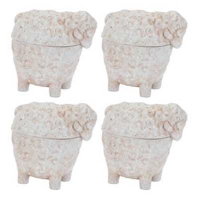 Decorative Sheep Box (Set of 4)