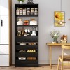 Aheaplus 80"H Pantry Cabinet with Adjustable Shelves and Drawers - 3 of 4
