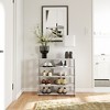 HOMLUX 5 Tier Shoe Rack Freestanding Shoe Organizer, Holds 12 Pairs - 4 of 4