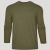 True Classic Men's Contemporary Fit Long Sleeve T-Shirt - Olive Green XXL - 4 of 4