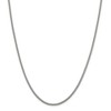 Black Bow Jewelry 2.4mm, Sterling Silver Fancy Box Chain Necklace - 3 of 4