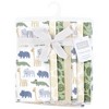 Hudson Baby Cotton Flannel Burp Cloths 7-Pack, Wild Leaf Safari , One Size - 2 of 4