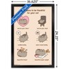 Trends International Pusheen - Thankful Framed Wall Poster Prints - 3 of 4