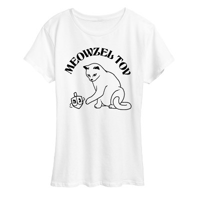Women's - Instant Message - Meowzel tov Short Sleeve Graphic T-Shirt