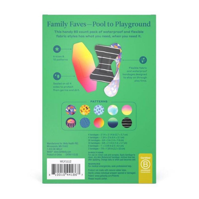 Welly Variety Pack Bandages - 80ct, 3 of 6