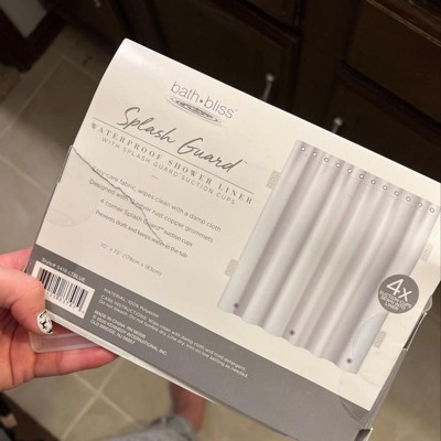 Hotel Collection Mold & Mildew Resistant Fabric Shower Curtain : Target