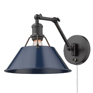 Golden Lighting Orwell 1 Light Articulating Wall Sconce - 1 of 2