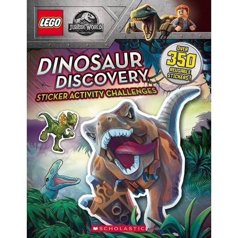 Jurassic World Colorforms Sticker Story Adventure & Dinosaur T-Rex Suncatcher 