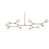 Elegant Lighting Zayne 10 - Light Pendant in  Gold - 4 of 4