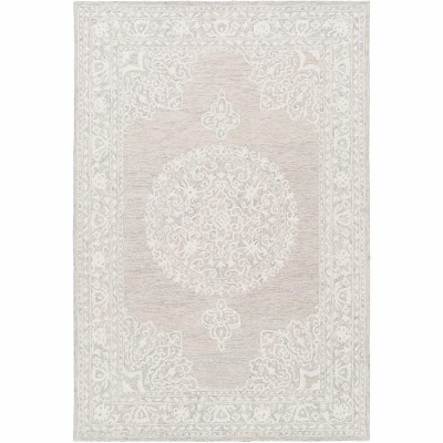 Hauteloom Roessleville Cream Wool Area Rug
