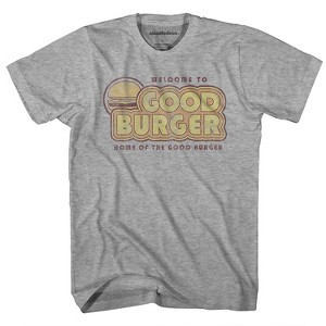 Mens Nickelodeon Good Burger Shirt - Nickelodeon 90's Good Burger Keenan and Kel Vintage T-shirt (Good Burger Heather Grey, X-Large) - 1 of 4