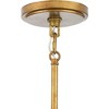 Progress Lighting, Laurel Collection, 8-Light Chandelier, Gold Ombre, Hand-Painted Leaves, Steel - 3 of 3