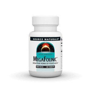 Mega Folinic by Source Naturals, Inc.  -  120 Tablet - 1 of 3