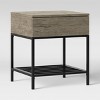 Loring End Table with Charging Station Gray - Threshold™ - image 3 of 3