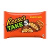 Reese's Take 5 Pretzel, Caramel, Peanut Butter, Chocolate Snack Size Candy Bars - 11.25oz - 2 of 4