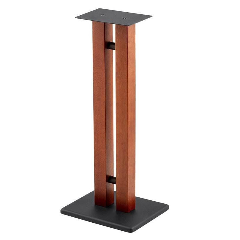 Monolith Speaker Stands - 28 Inch, Cherry (Each), 50lbs Capacity, Adjustable Spikes, Sturdy Construction, Ideal For Home Theater Speakers, 1 of 7
