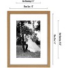 Americanflat Picture Frame with shatter-resistant glass - Available in a variety of sizes and styles - 2 of 4