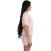 Memoi Women's Leopard Print Cozy Knit Short Sleeve Top - 2 of 4