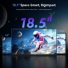 UPERFECT 18.5" 120Hz Portable Gaming Monitor 180° Adjustable Stand FHD 1080P HDR USB C HDMI, For Laptop, Phone, PC, Gaming Consoles - 2 of 4