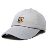 Dalix Squirrel Embroidered Cotton Dad Hat Casual Adjustable Baseball Cap for Nature and Animal Lovers Womens - 4 of 4