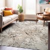World Rug Gallery Marble Flow Area Rug - Rug for Living Room, Bedroom, or Entryway - Kid & Pet Friendly, Easy to Clean - 2 of 4